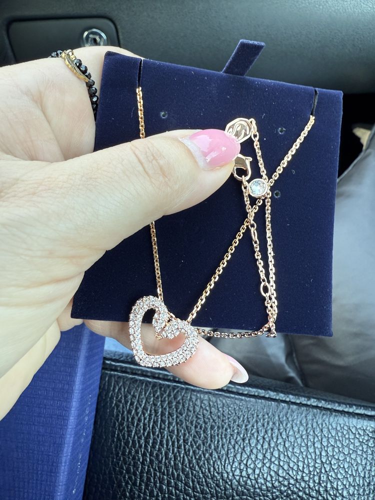 Naszyjnik serce swarovski