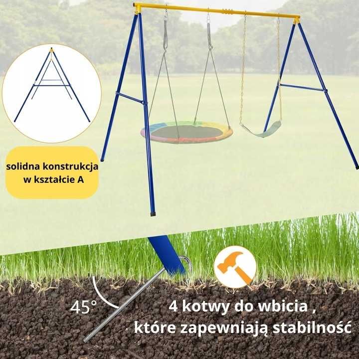 NOWY*wysyłka stojak na bocianie gniazdo huśtawka pod hustawkę wieszak