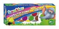 Farby plakatowe 24 kolory 10ml BAMBINO