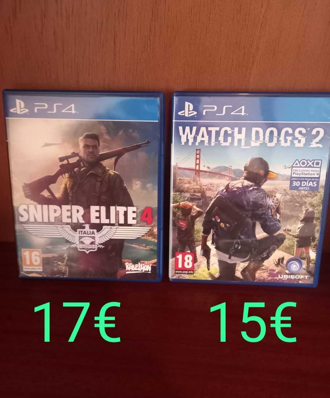 Jogos ps4 como novos