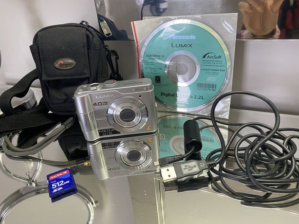 Panasonic Lumix DMC-LS1 aparat cyfrowy kompaktowy futerał karta pamięc