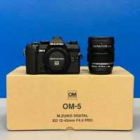 OM System OM-5 (20.4MP) + 12-45mm f/4 Pro (NOVA - 3 ANOS DE GARANTIA)