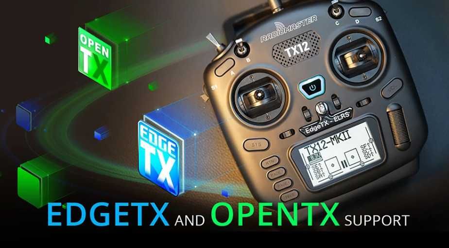РадіомастерRADIOMASTER TX12 MK II CC2500 EdgeTX OpenTX 2,4 ГГц 16