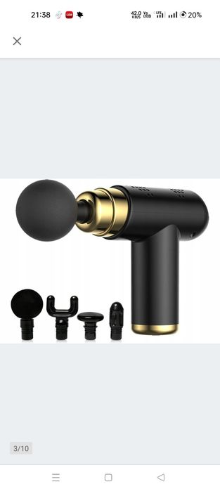 MIni Pistolet do masażu ciała i mięśni mocny masażer Nowy!