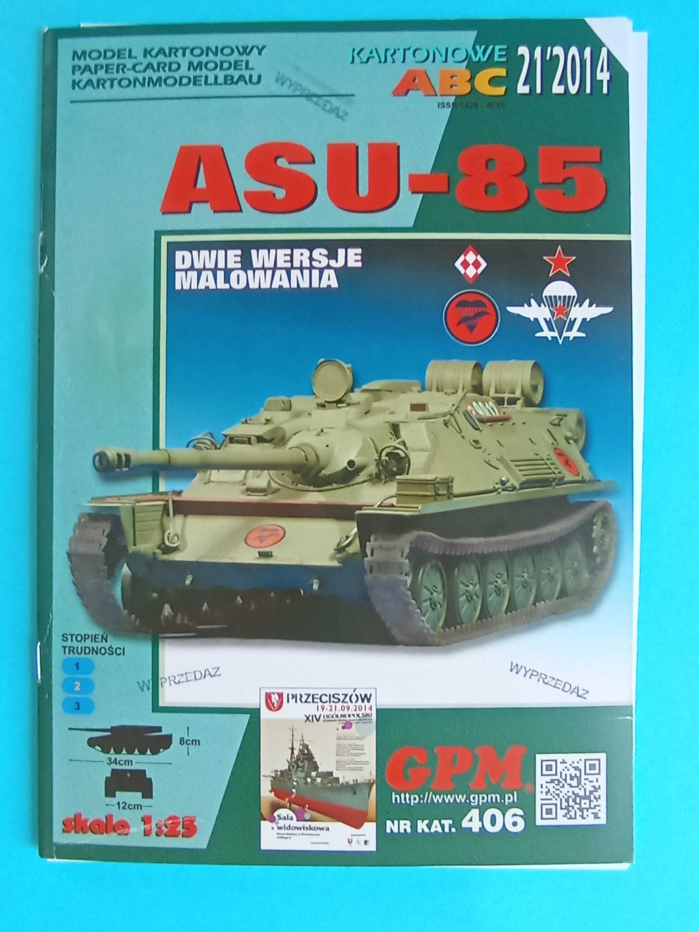 ASU-85 (GPM 21'2014) + gąsienice