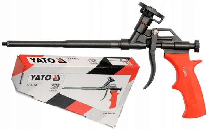 Yato Pistolet Do Pianki Piany Montażowej Ptfe Metalowy Styropianu Yt-6