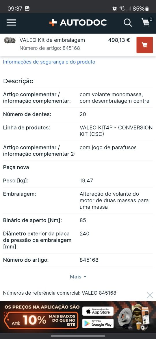 Kit de embraiagem