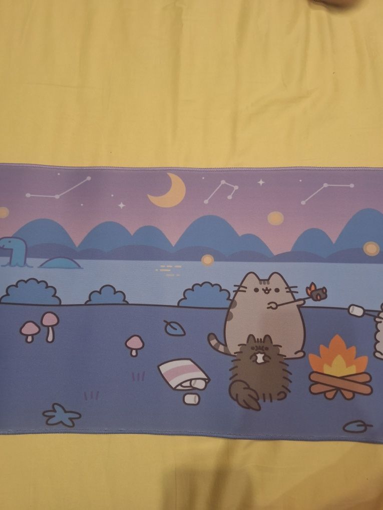 Коврик Pusheen, коврик для ноутбука с Пушином, коврик для мышки