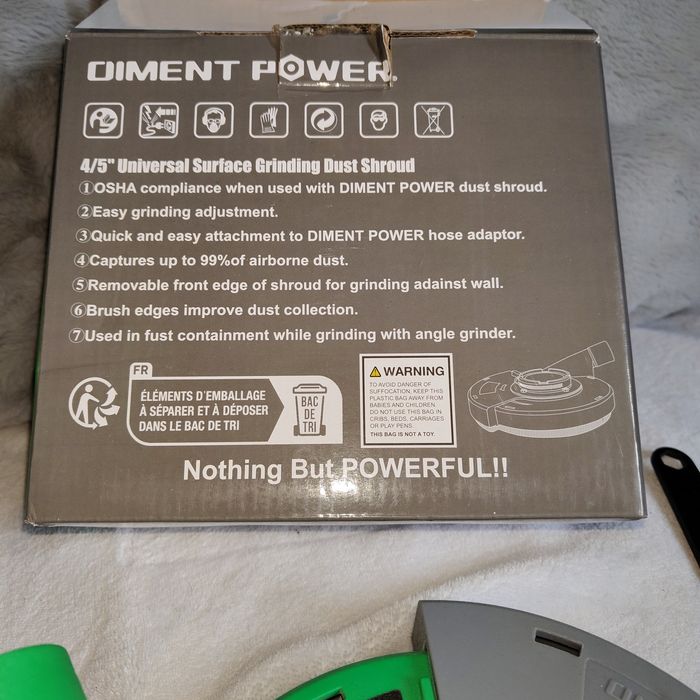 Osłona przeciwpyłowa do szlifierek