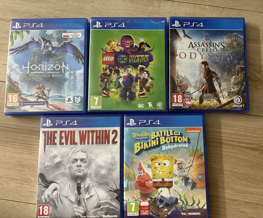 Gry na ps4 horizon forbiden west, assassin creed odysse