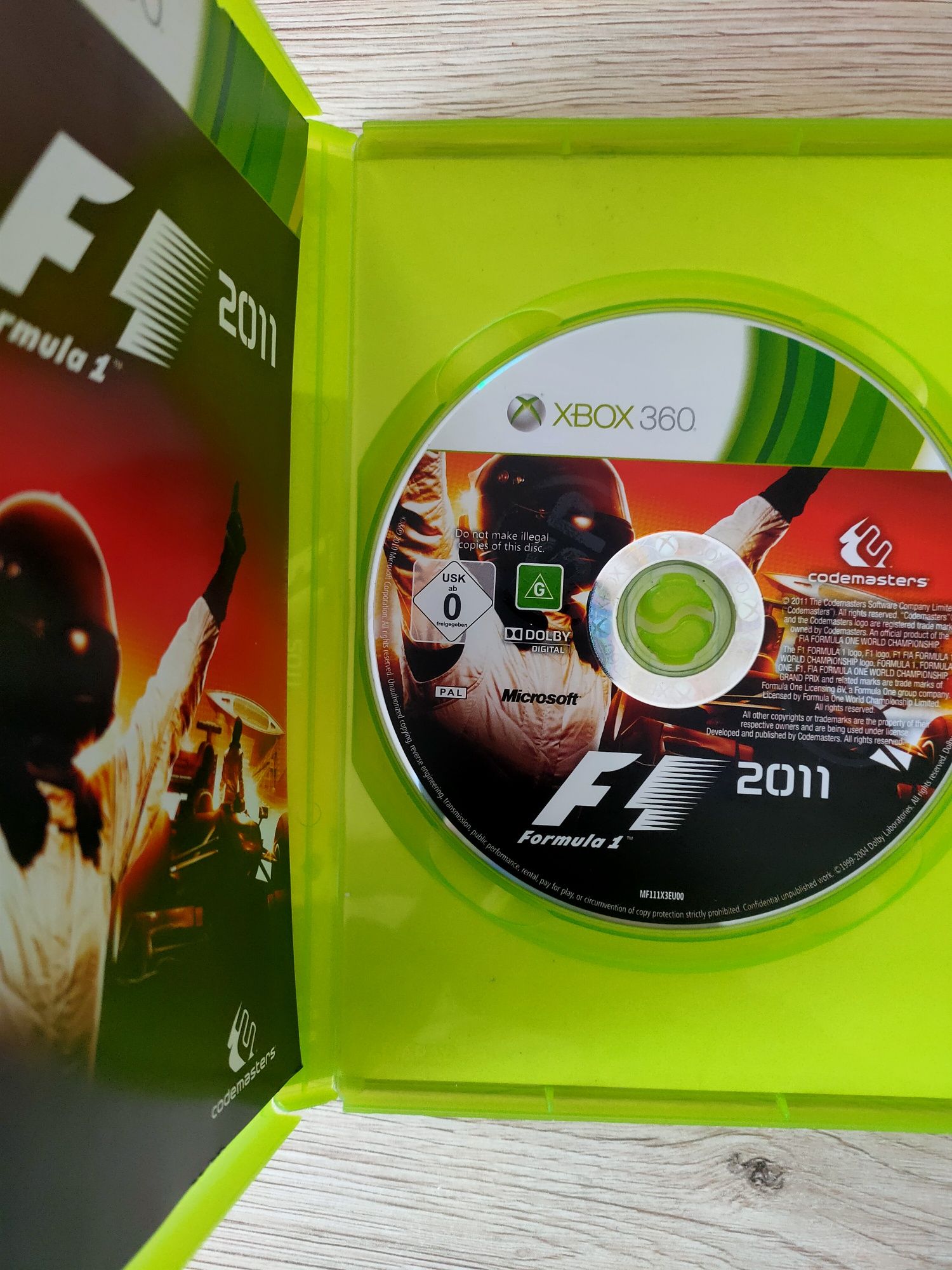 F1 2011 Xbox 360 stan idealny Xbox 360