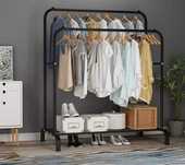 Cabide de roupa charriot 150x110x 54 cm [PRETO ou BRANCO] ENVIO GRÁTIS