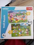Puzzle 2w1 myszka Mickey