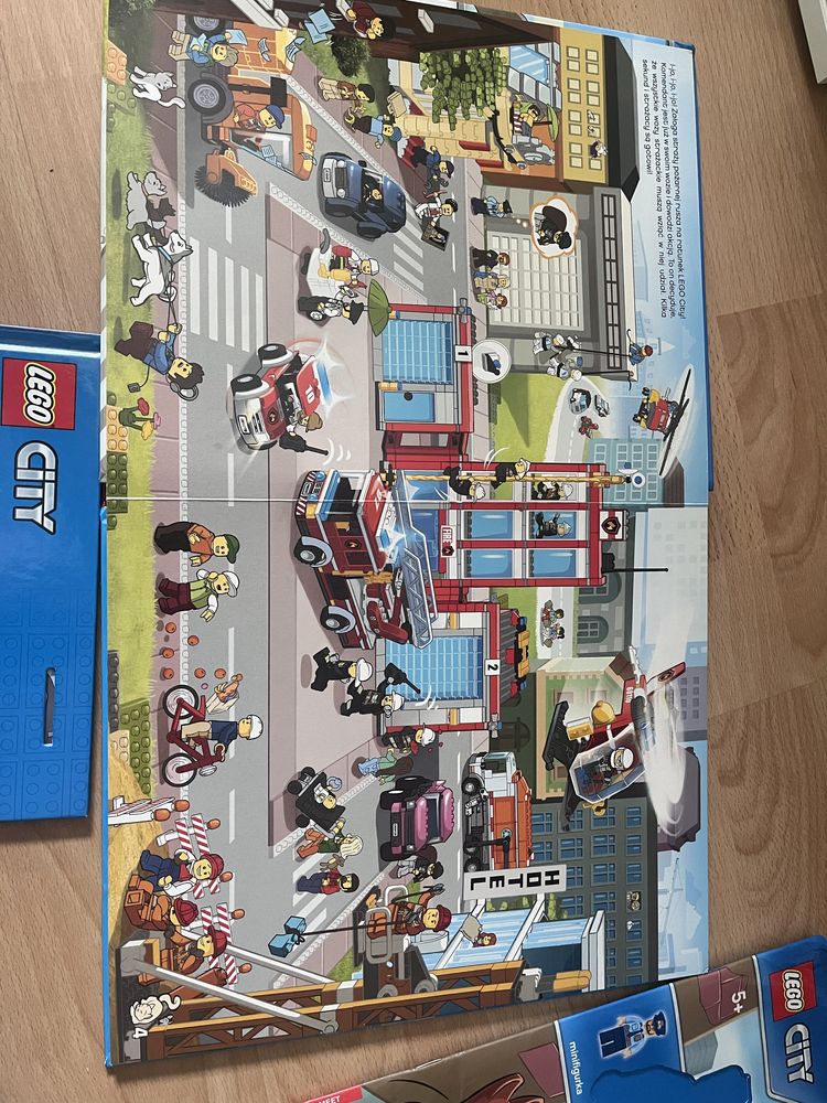 Książki Lego City Strażacy Policja 3szt.