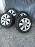 Koła Audi 17 z oponami Uniroyal 225/55/17 w b.dobrym stanie