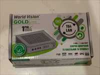 Т2 Тюнер WORLD VISION T64LAN IPTV, YouTube, Megogo, Gmail, DVB-C, USB