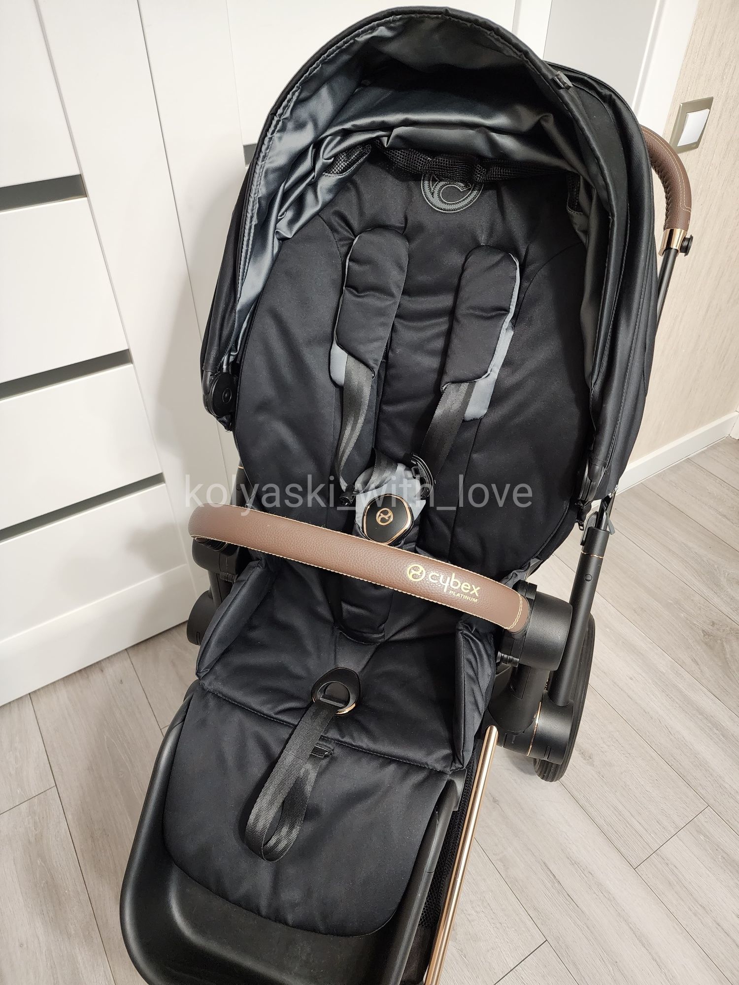 Коляска 2 в 1 Cybex Priam 4.0 rose gold Сайбекс Пріам візок візочок