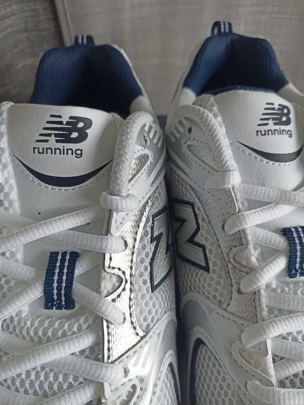 ModayNew Balance 530WhiteDamskieButySportowe_Oddychający Roz.40.5