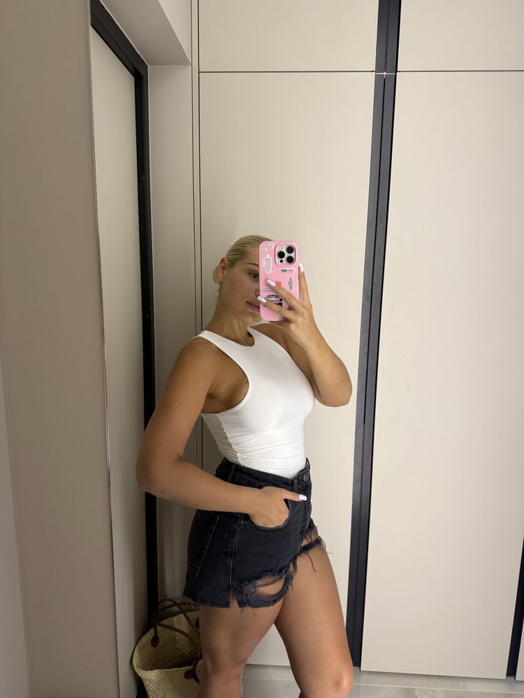 Боді молочного кольору boohoo