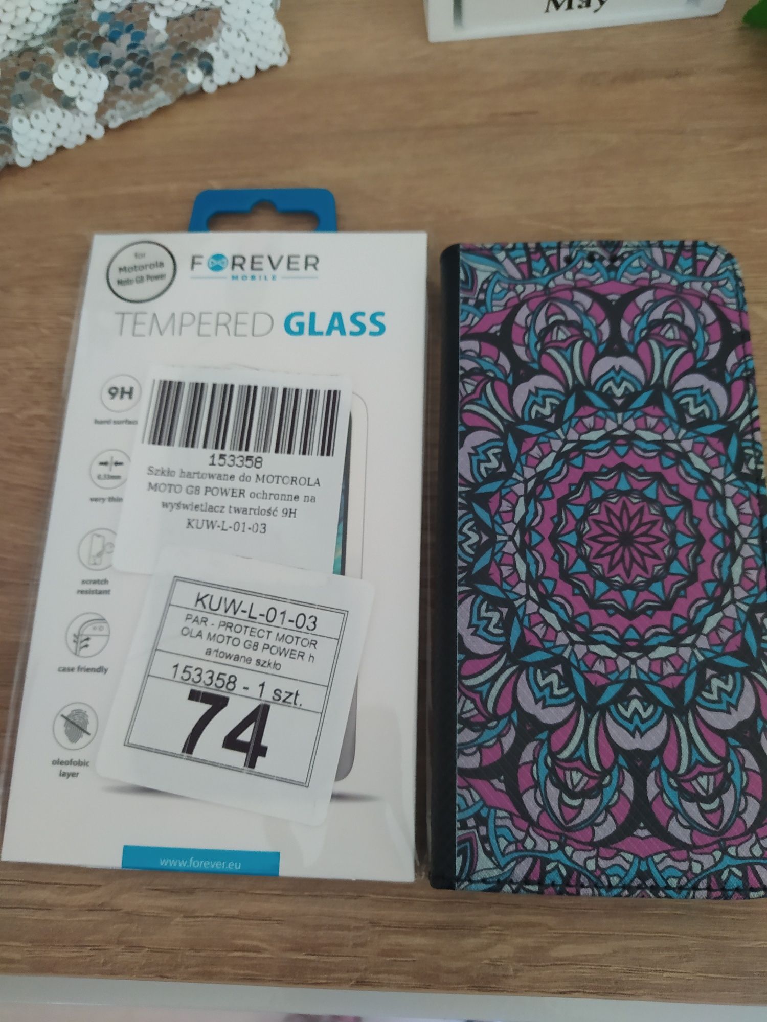 Etui plus szkło Motorola G8 power