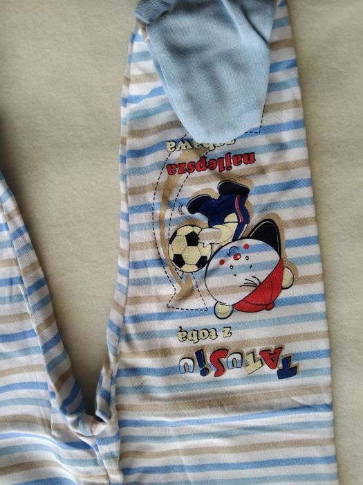 Półśpiochy 86 śpiochy śpioszki kombinezon okrycie otulacz pieluchy raj