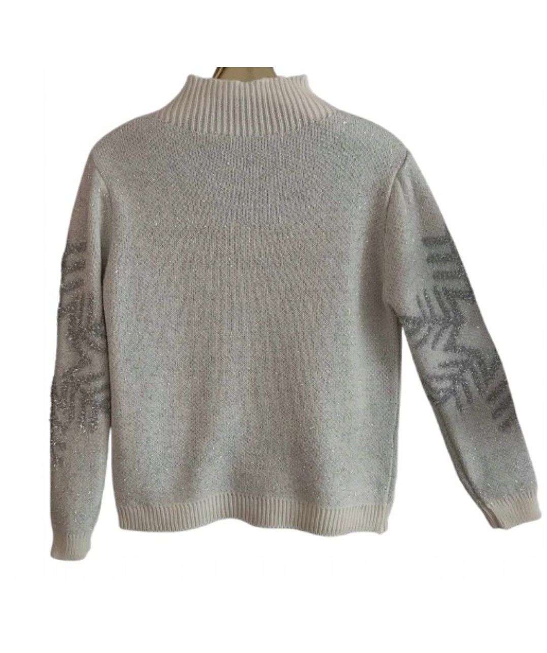 Sweter damski w śnieżynki uniwersalny