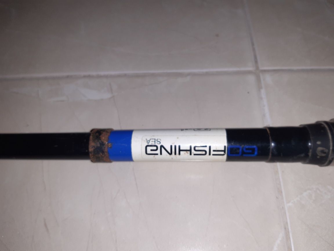 Cana de pesca em bom estado