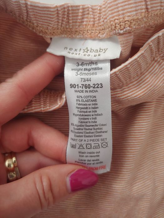 Leginsy next 3-6 miesięcy