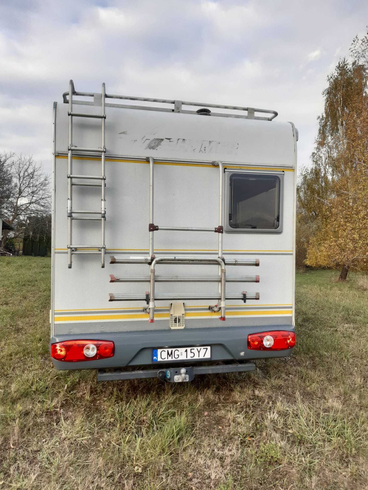 ZABUDOWA KAMPER HYMER SWING 554 camper. Rocznik 2000.