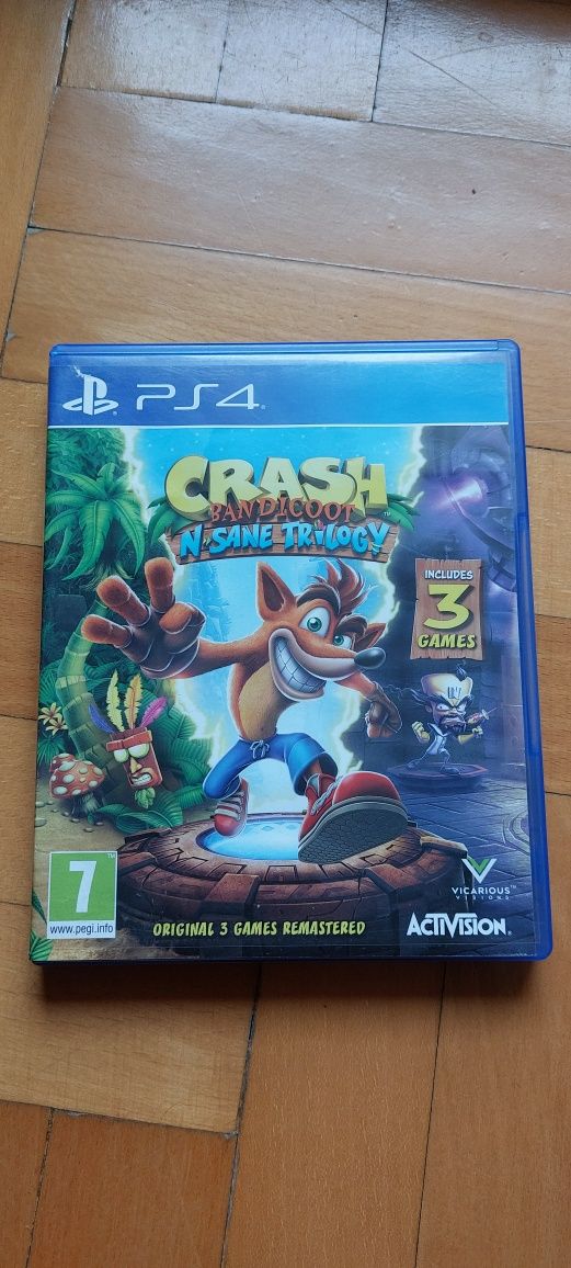 Crash bandicoot trilogy gry gra ps4