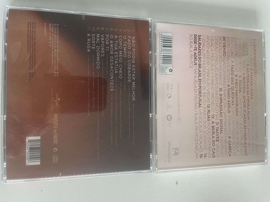 DVD original Carminho, Marco Rodrigo e Amália