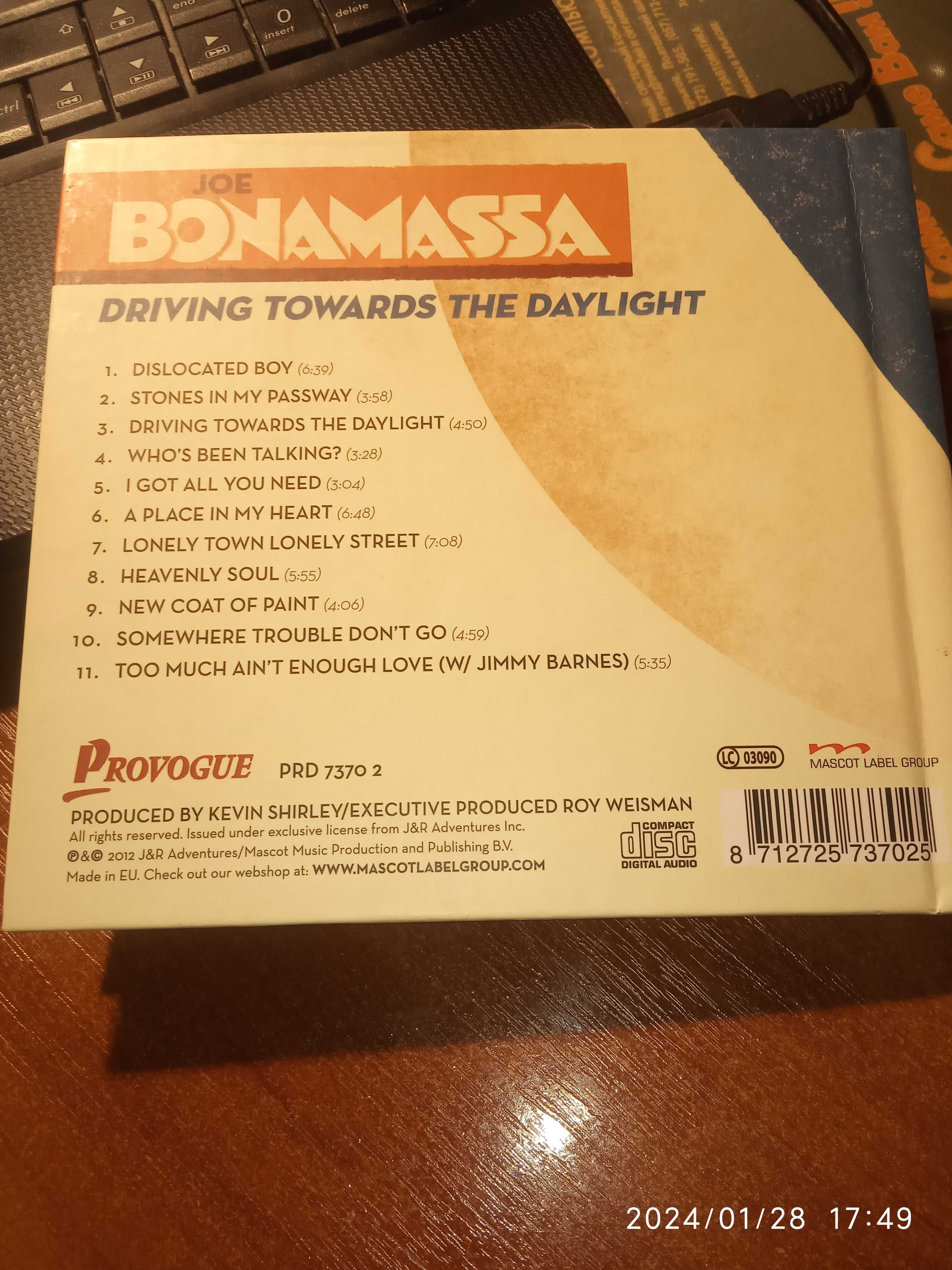 CD сд диск Joe Bonamassa – Driving Towards The Daylight 2012