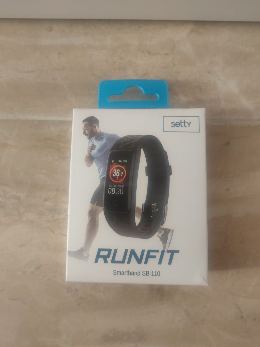 NOWA Opaska sportowa zegarek smartband Setty