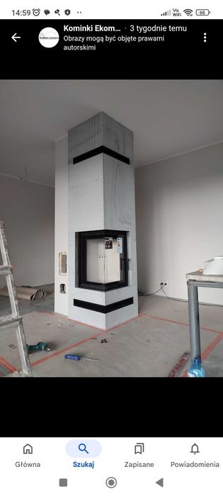 kominek z montażem, kominki - Gwarancja 10 lat 7777 zł obudowa kominka