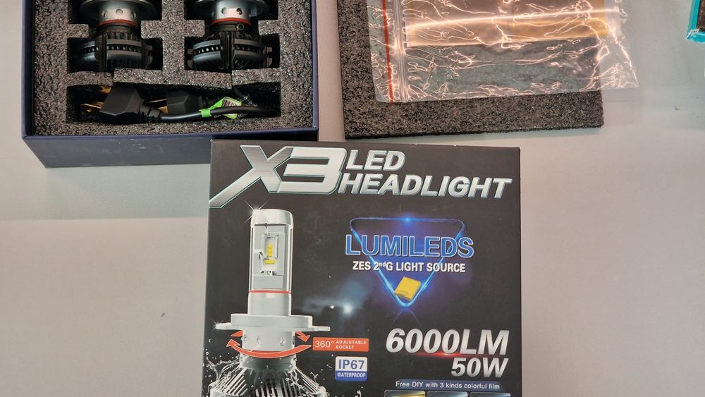 Nowe żarówki ledowe H4 6000LM 50W
