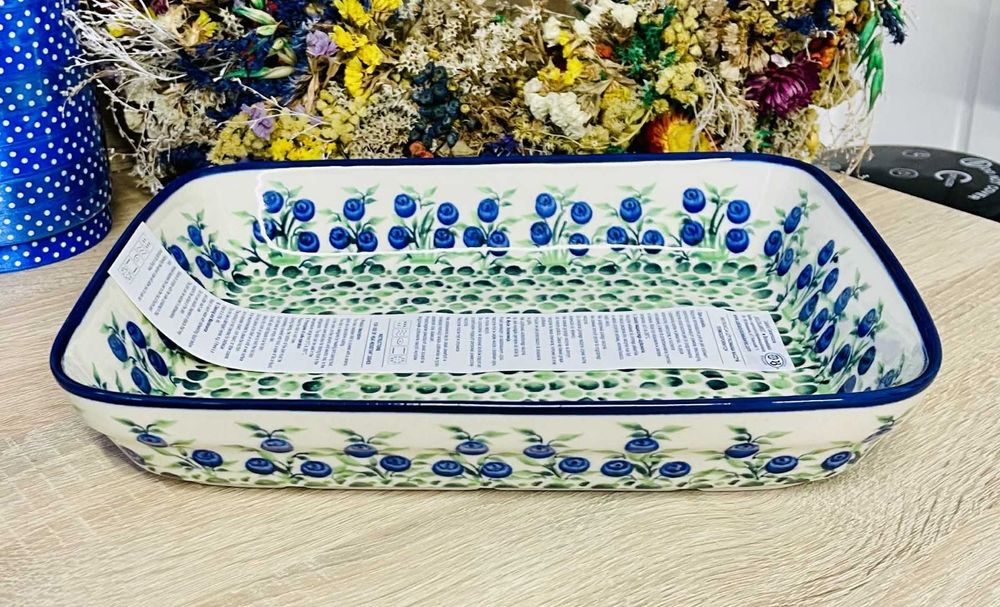 Ceramika Bolesławiec. Zapiek – Zapiekacz 30 cm (0012)