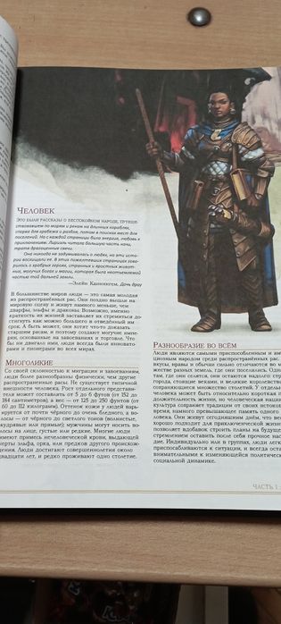 Книга игрока, книга правил, dungeon and dragons, D&D, DnD, на русском