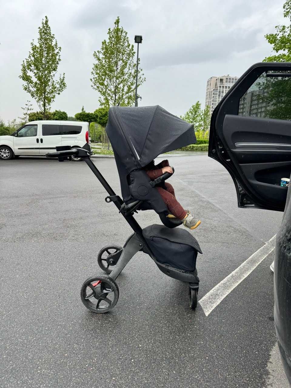 Коляска 2 в 1 Stokke Xplory X Black + додаткові аксесуари