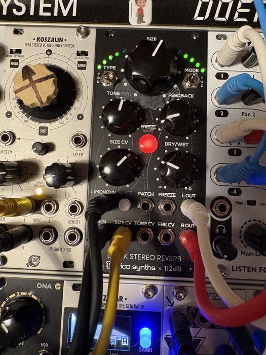 Erica Synths Black Stereo Reverb eurorack