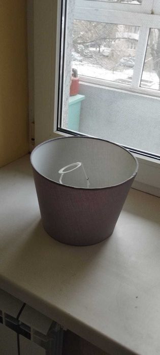 Плафон темносірий