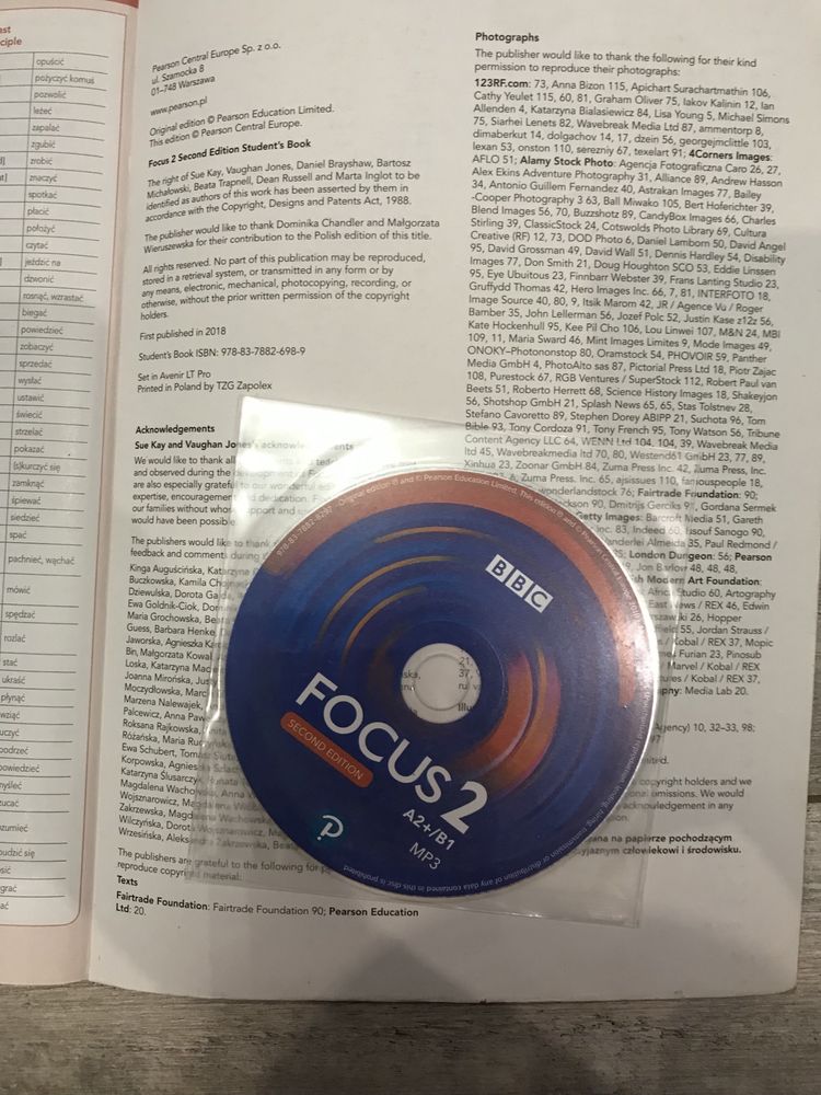 Podręcznik Focus 2 Second Edition