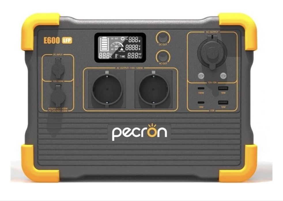 Зарядна станція Pecron E600LFP 1200/2400W 614Wh ecoflow bluetti