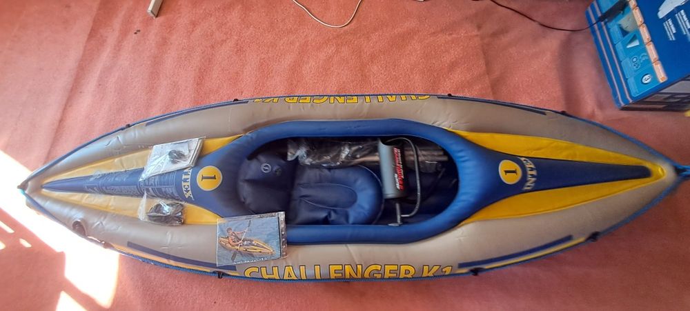 Kajak challenger gorski NOWY k1 1 osobowy intex kolibri bestway