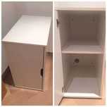 IKEA ALEX 36x70 szafla z blatem stan idealny, kontenerek pod biurko