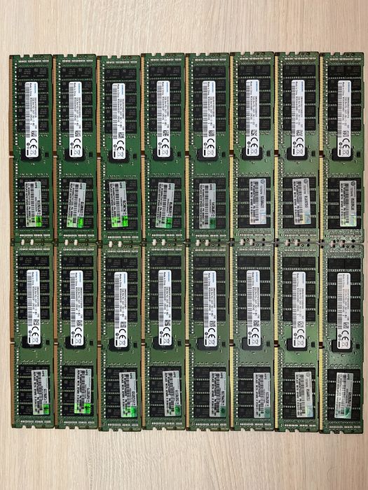 Пам'ять серверна 16GB 32ГБ 64 DDR4 2133/2400/2666/2933 RDIMM ECC Reg