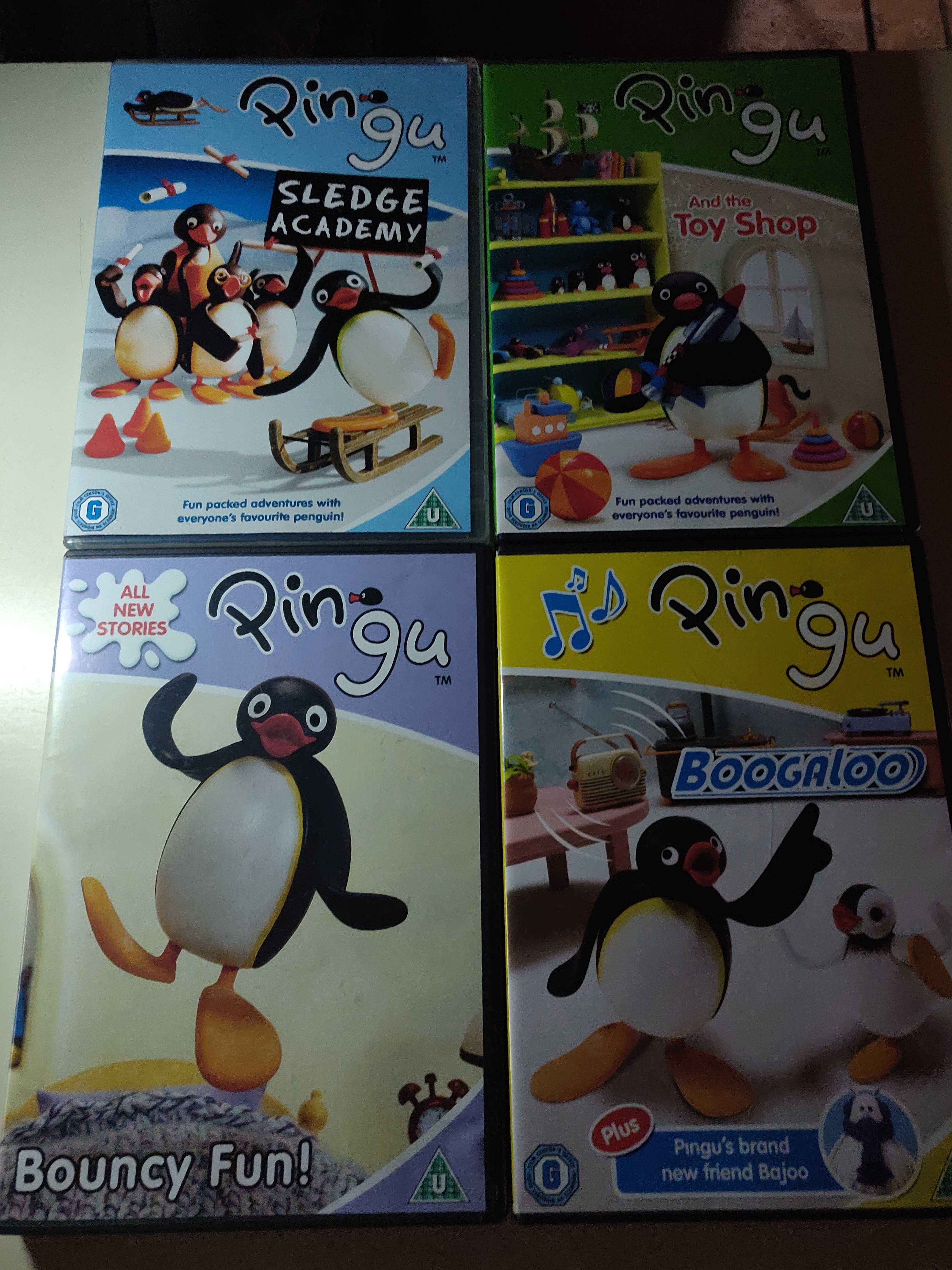 4 Dvd pingu bajki