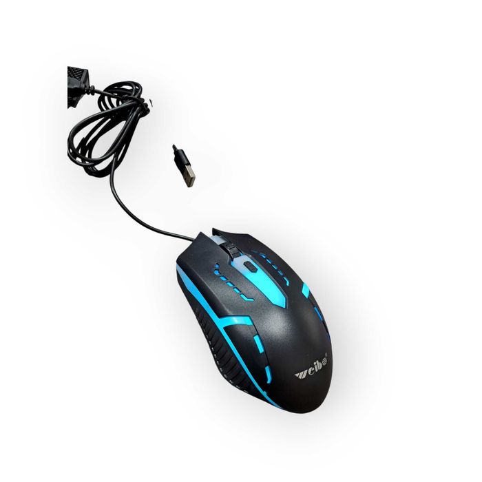MYSZ gamingowa WEIBO M-39 USB LED RGB- zmiana kolorów, przewodowa