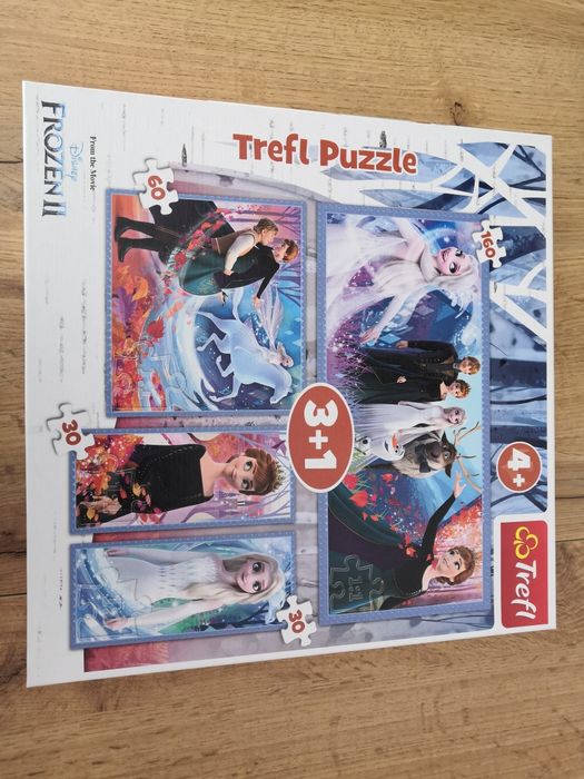 Puzzle Trefl 4+ Kraina Lodu Frozen II 3+1