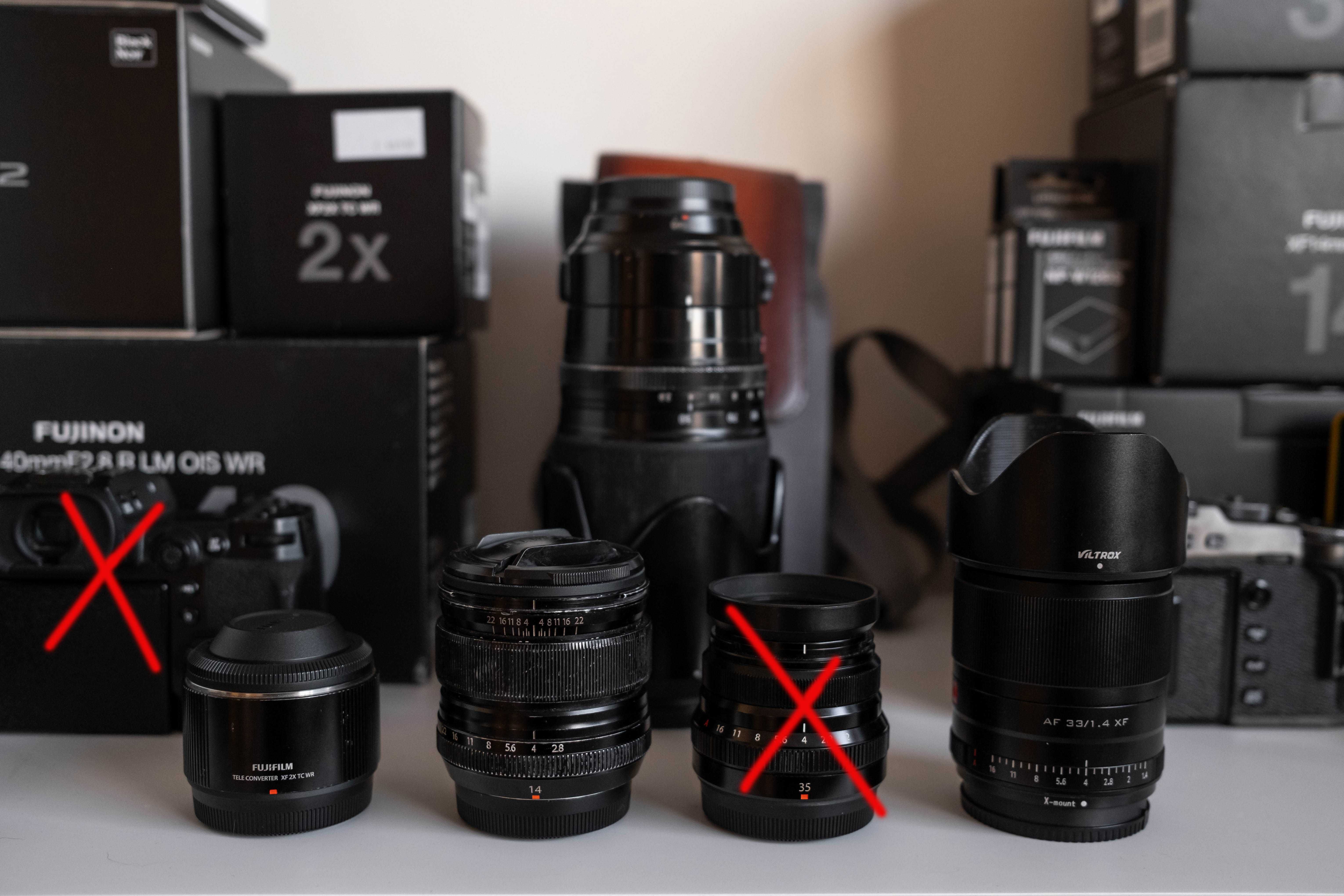 Câmaras e Objectivas Fuji (X-pro 3 + Objectivas)