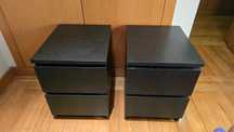 2 cómodas c/ 2 gavetas